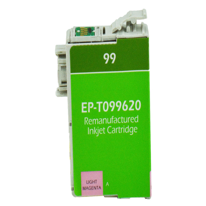 Remanufactured Epson 99 (T099620) InkJet Cartridge, Light Magenta, 450 Yield