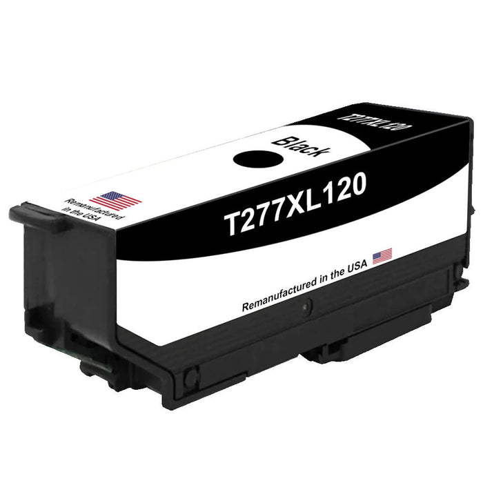 U.S. Remanufactured for Epson T277XL High Yield Black, T277XL120