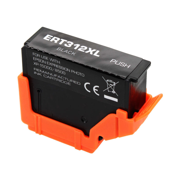 Epson T312XL T312XL120 Remanufactured High Yield Black Ink Cartridge