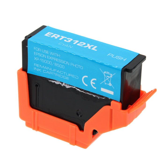 Epson T312XL T312XL220 Remanufactured High Yield Cyan Ink Cartridge