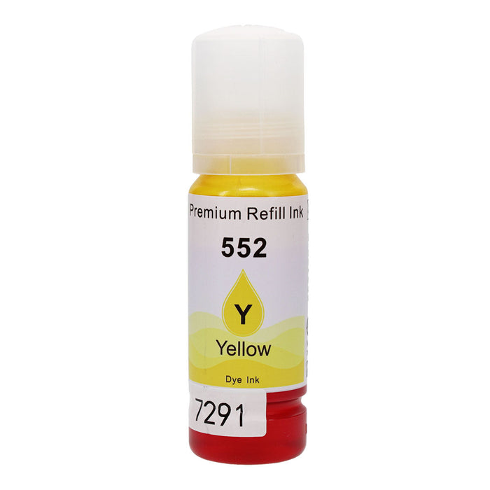 Remanufactured Epson 552 (T552420) Ink Bottle, Yellow, 6200 Yield,
