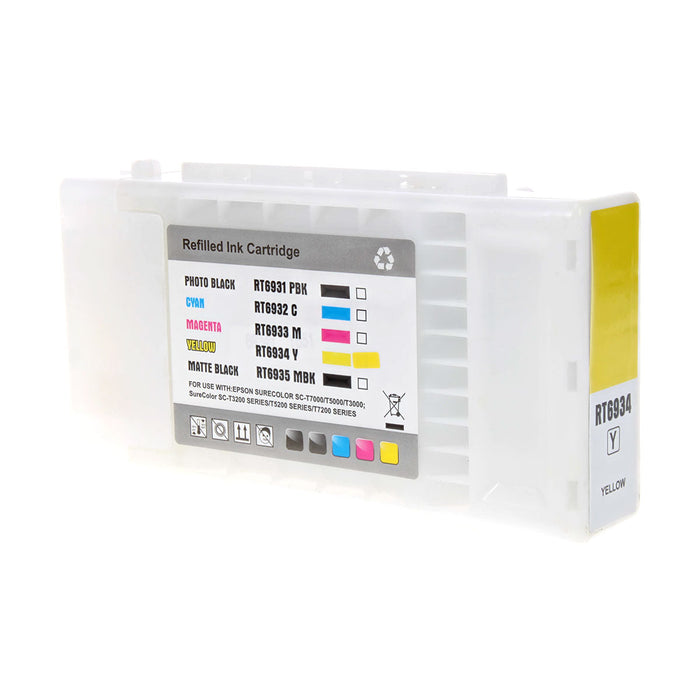 Epson Remanufactured  T693400 Ink Cartridge Yellow 350 ml