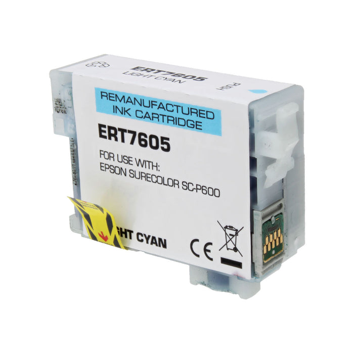 Epson T760520 Remanufactured Ink Cartridge Light Cyan