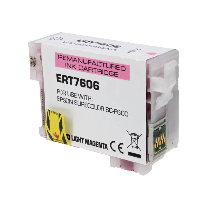 Epson T760620 Remanufactured Ink Cartridge Light Magenta 25.9 ml