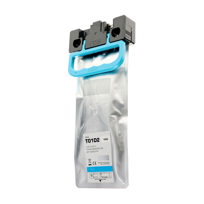 Remanufactured Epson T01D220 (T01D) Ink Pack, Cyan 20K Extra High Yield