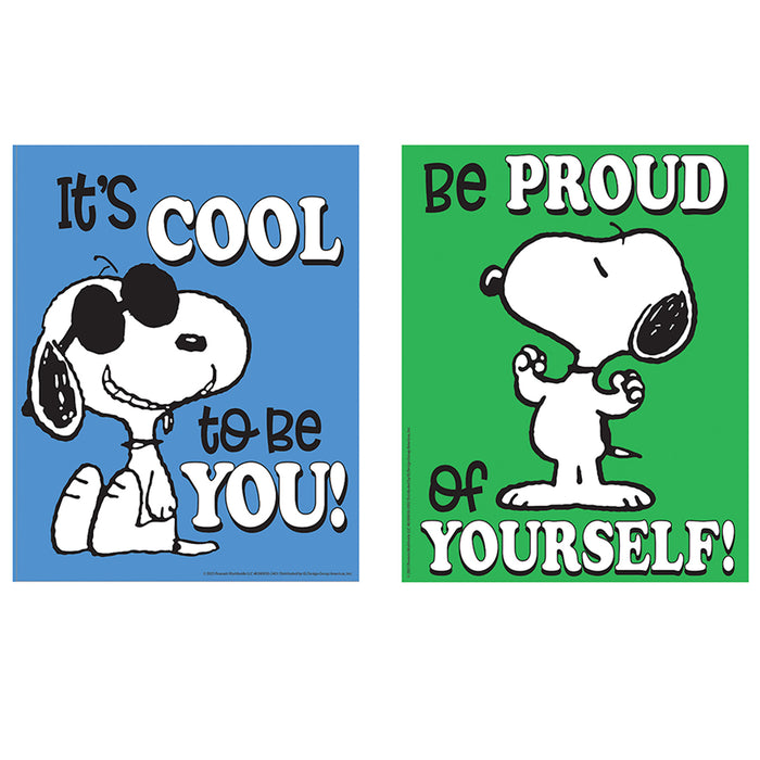 Eureka EU-838003 Peanuts Mini Poster Set, 8 Posters