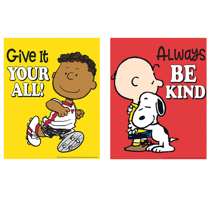 Eureka EU-838003 Peanuts Mini Poster Set, 8 Posters