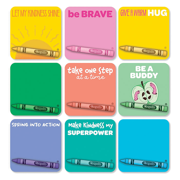 Eureka EU-847829 Crayola Colors of Kindness Today I Will Mini Bulletin Board Set, Pack of 29