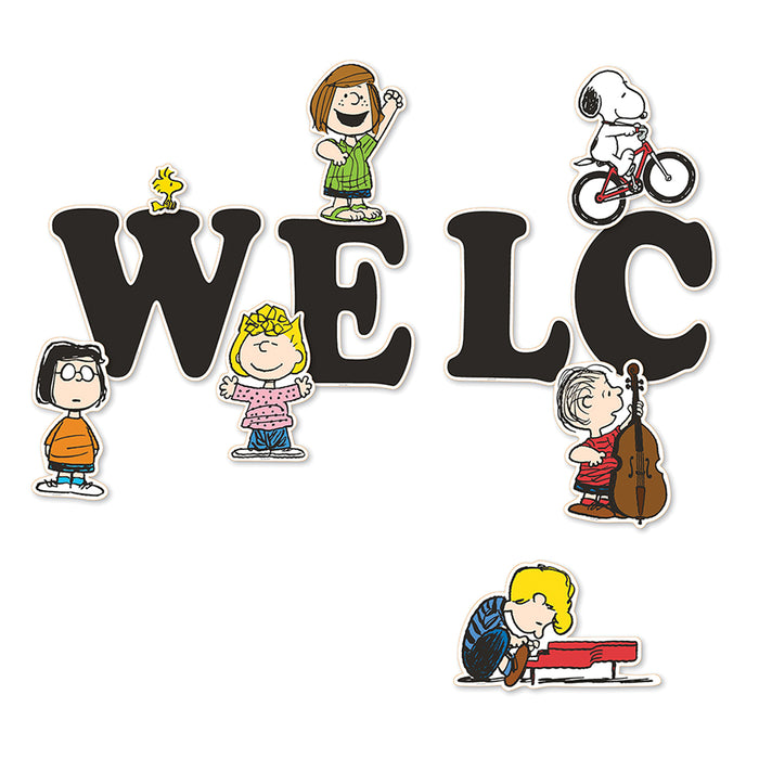 Eureka EU-847842 Peanuts Giant Welcome Bulletin Board Set, 22 Pieces