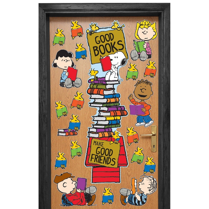 Eureka EU-849315 Peanuts Reading All-In-One Door Decor Kit