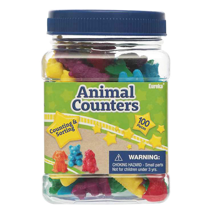Eureka EU-867470 Tub of Animal Counters