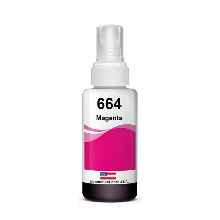 Replacement Ink Bottle for Epson 664 Magenta T664320-S
