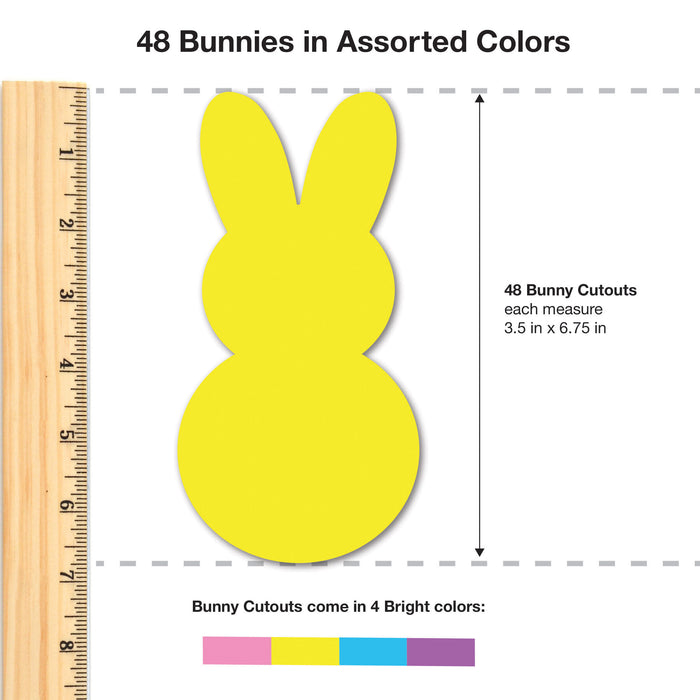 FreshCut Crafts FCC850054391278 Punch Out Paper Cutouts, Spring Holiday Shapes, Valentine Hearts, Shamrocks & Easter Bunny, 228 Pieces