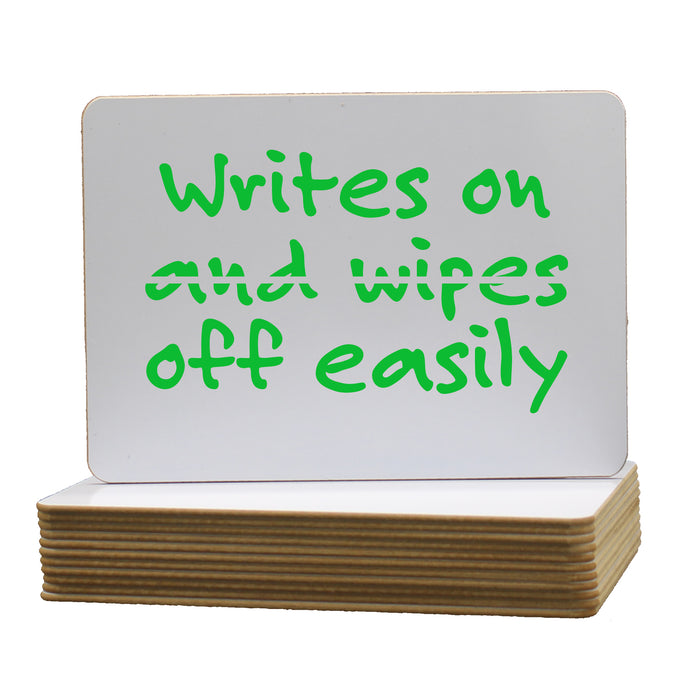 Flipside Products FLP10164 Dry Erase Board Bulk, 9.5" x 12", Pack of 12