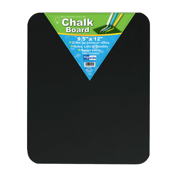 Flipside Products FLP10200 Chalk Board, 9 1/2" x 12", Black