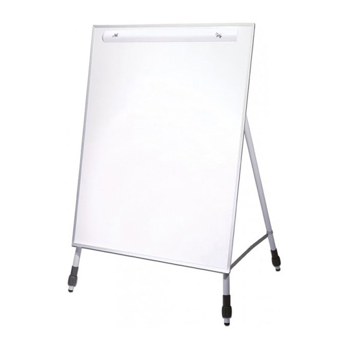 Flipside Products FLP51000 Dry Erase Easel with Adjustable Legs, 46" x 5" x 29.5"