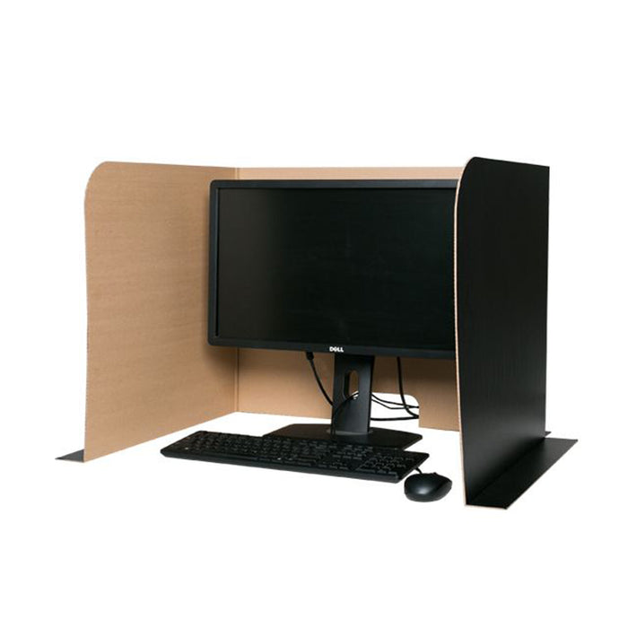 Flipside Products FLP61857 Computer Lab Privacy Screen, Small, 22" x 22.5" x 20", Pack of 12