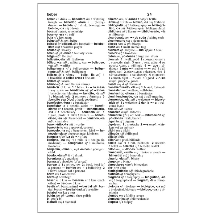 Federal Street Press FSP9781596951853 Webster's Spanish-English Dictionary for Students, Third Edition