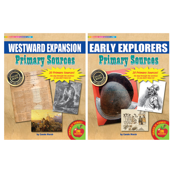 Gallopade GALPSSEARKS Early American History Primary Sources Set, 4 Packs