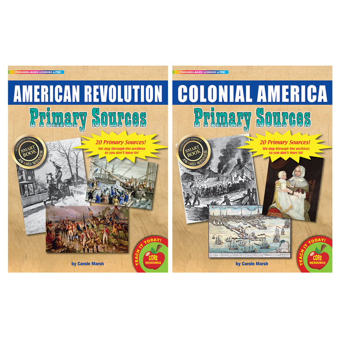 Gallopade GALPSSEARKS Early American History Primary Sources Set, 4 Packs