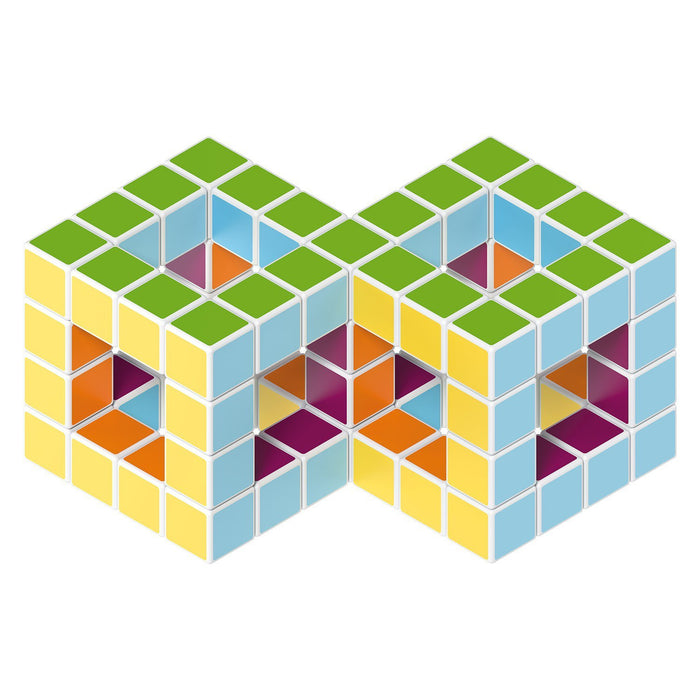 Geomag GMW129 Magicube&trade; - 64 Piece Multicolored Free Building Set
