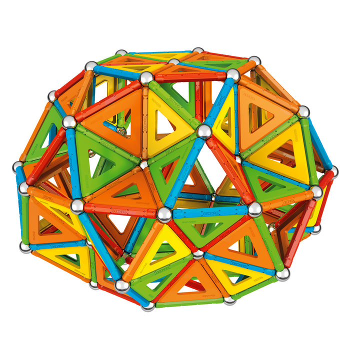 Geomag GMW193 Masterbox Magnetic Building Set, Supercolor Recycled, 388 Pieces