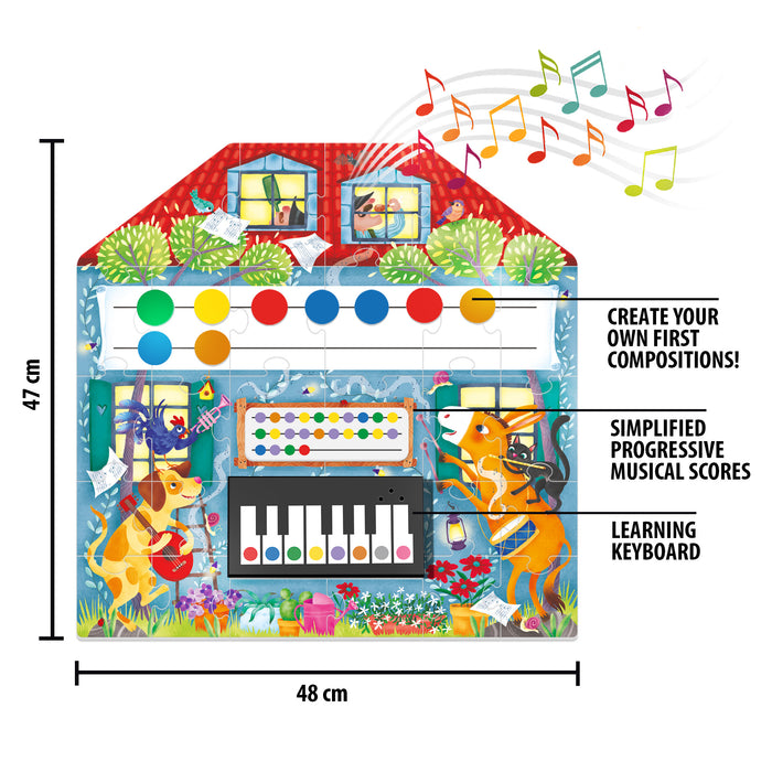 Headu HDUEN57908 My First Music School, Ages 3-6