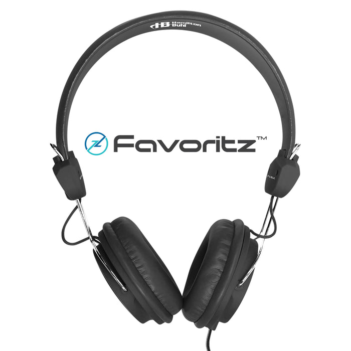 HamiltonBuhl HECFVBLK TRRS Headset with In-Line Microphone - Black