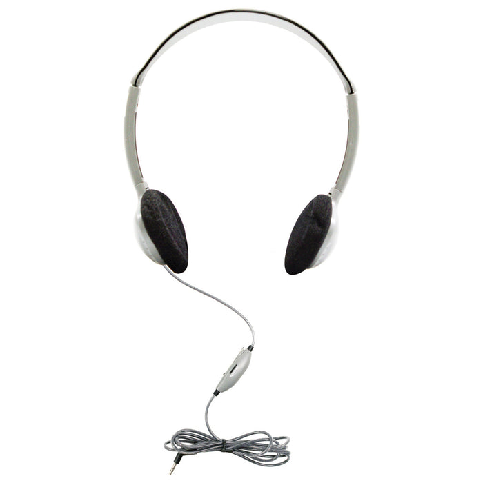 HamiltonBuhl HECHA2V SchoolMate On-Ear Stereo Headphone with in-line Volume