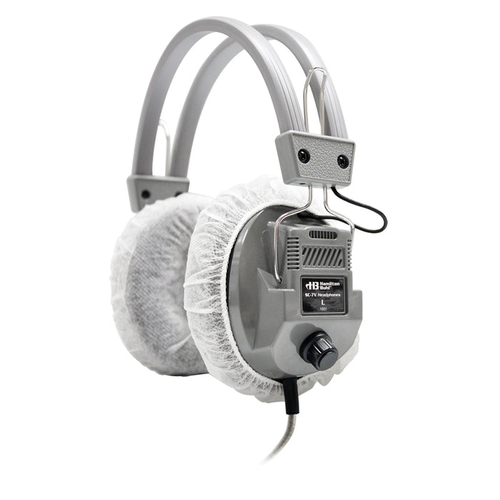 HamiltonBuhl HECHYGENX45 Hygenx Sanitary Ear Cushion Covers for Over-Ear Headphones & Headsets - 50 Pair