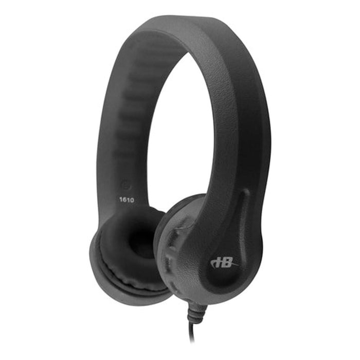 HamiltonBuhl HECKIDSBLK Flex-Phones, Foam Headphones, Black