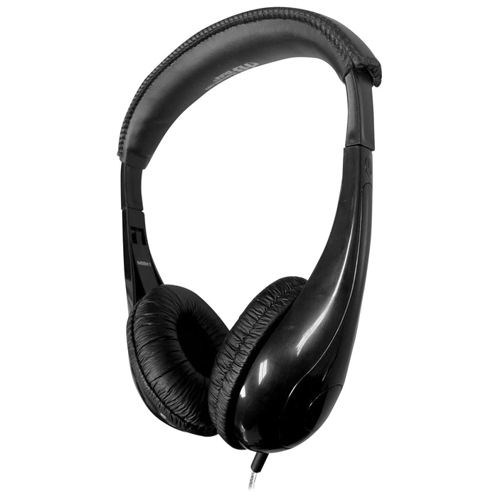 HamiltonBuhl HECM8BK1 Motiv8 TRS Classroom Headphone with In-line Volume Control