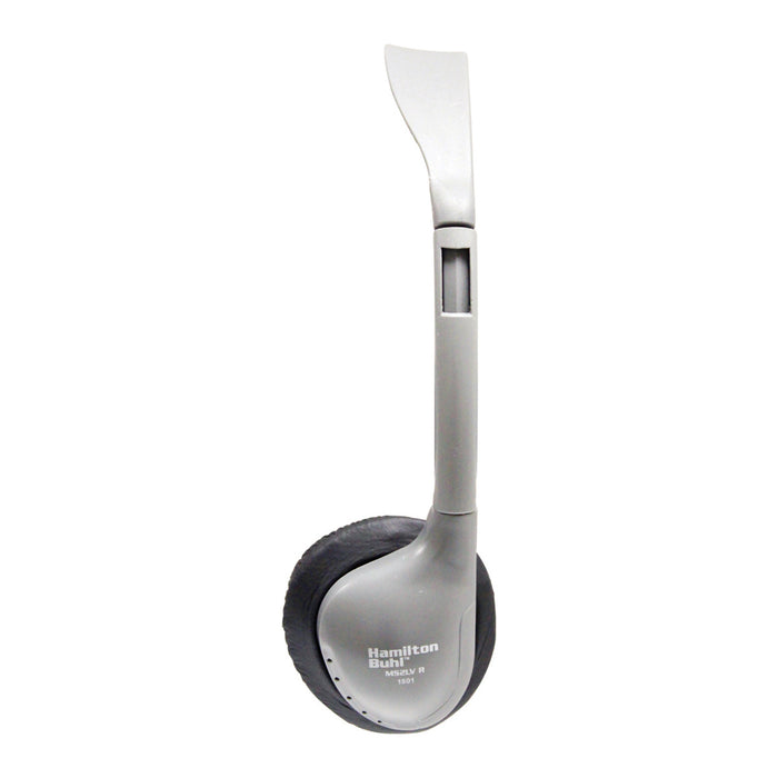 HamiltonBuhl HECMS2LV SchoolMate&trade; On-Ear Stereo Headphone with Leatherette Cushions and In-Line Volume Control