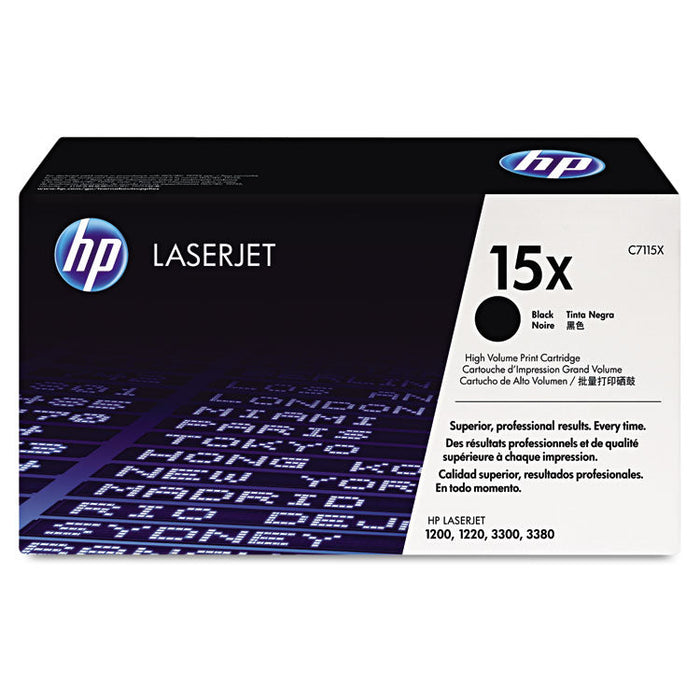 HP Laserjet C7115X 330015X High Yield Black Toner HEWLETT-PACKARD