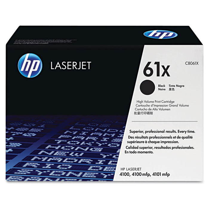 HP C8061X Laserjet 410061X High Yield Black Toner HEWLETT-PACKARD