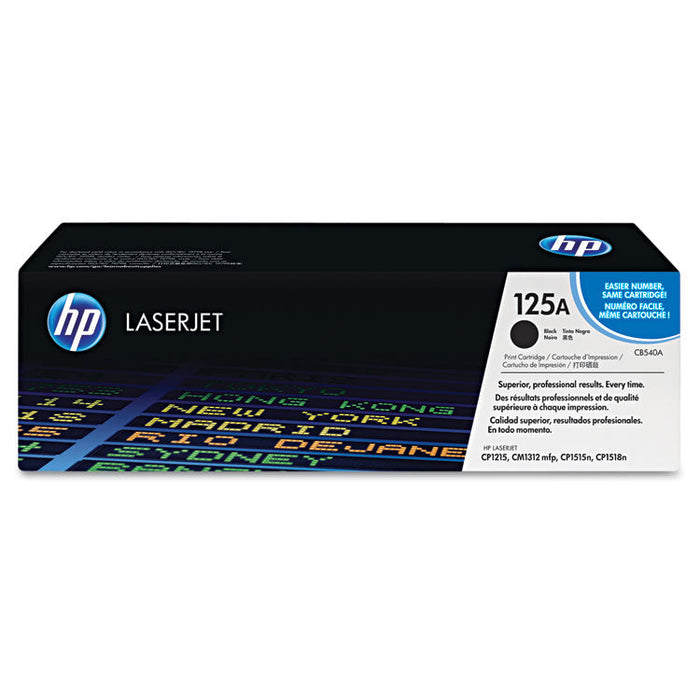 HP CB540A Color Laserjet CP1215125A Black Toner Hewlett-Packard