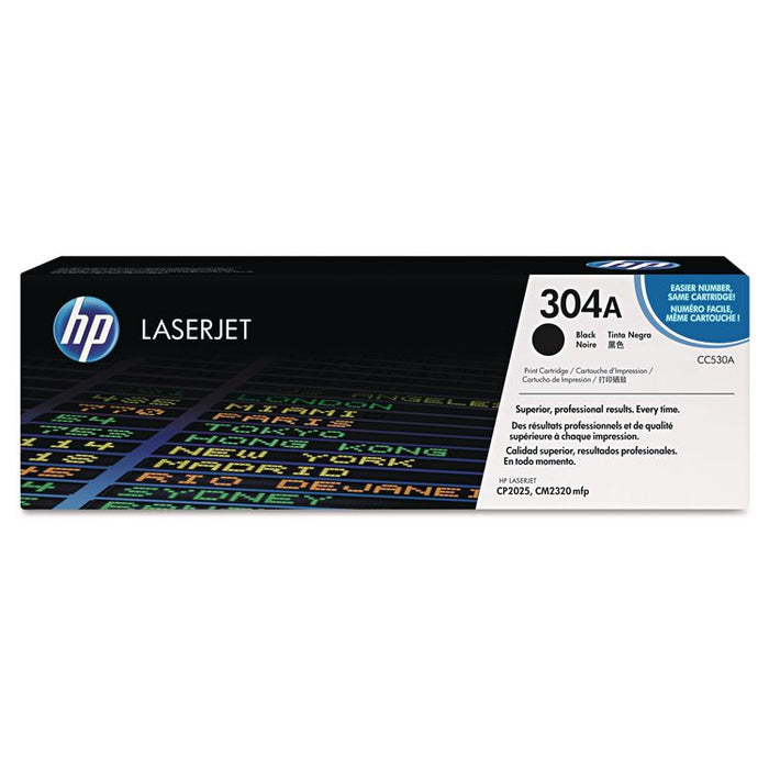 HP CC530A Color Laserjet CP2025304A Black Toner HEWLETT-PACKARD