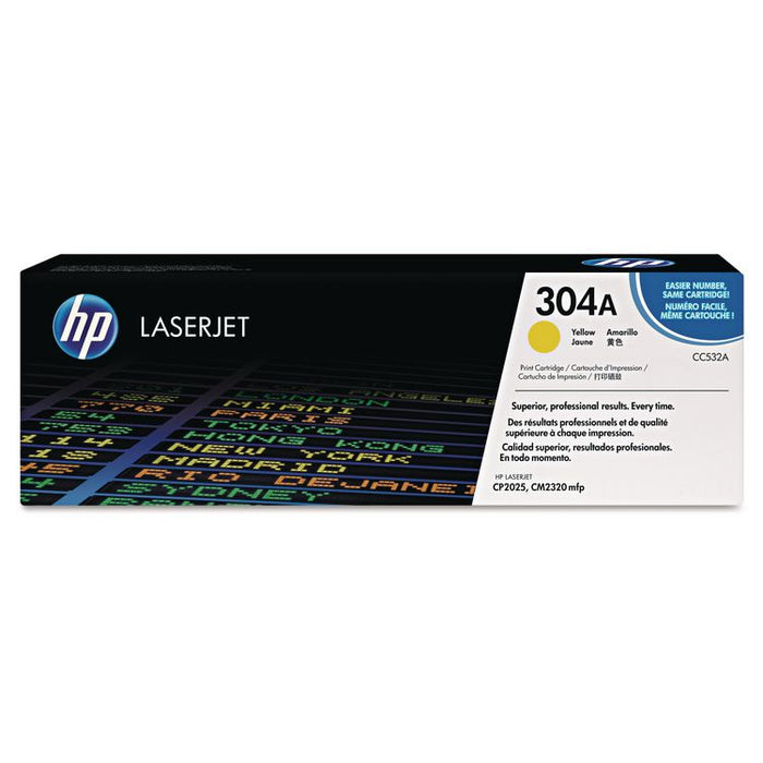 HP CC532A Color Laserjet CP2025304A Yellow Toner HEWLETT-PACKARD