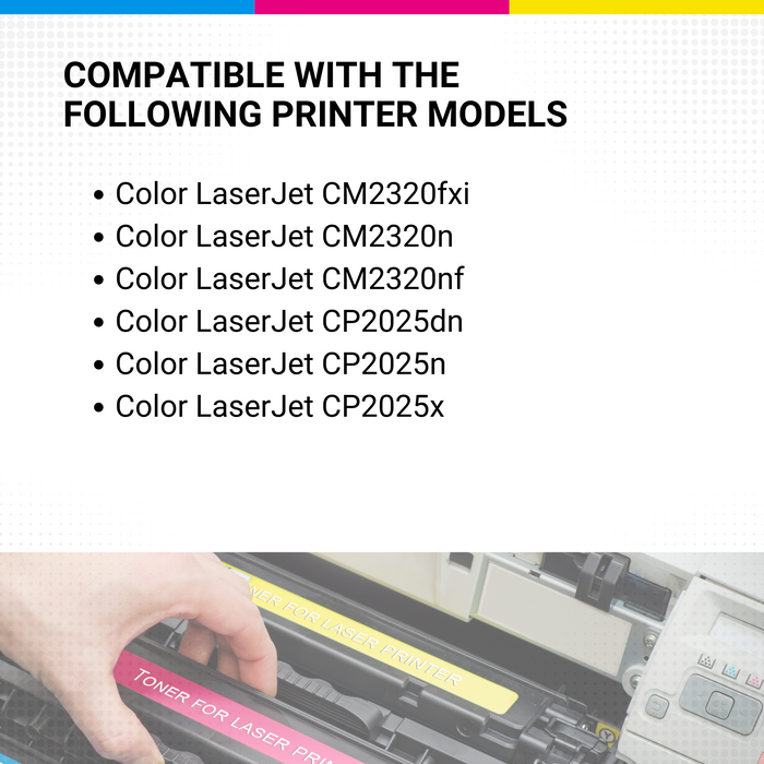 CW Outlet & Supplies Compatible CC533A 304A Magenta Toner HEWLETT-PACKARD