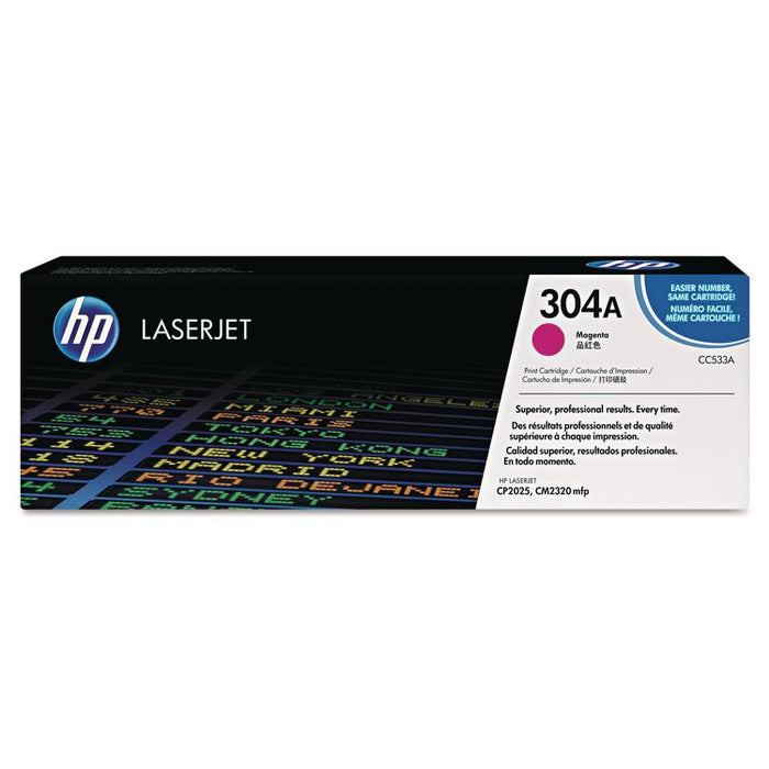 HP CC533A Color Laserjet CP2025304A Magenta Toner HEWLETT-PACKARD