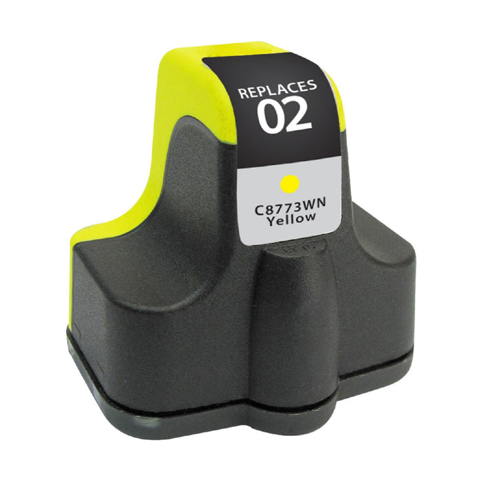Remanufactured HP (HP02) C8773WN Yellow Inkjet Cartridge