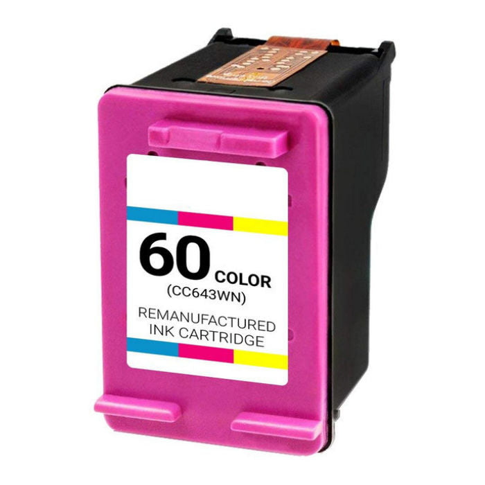 Remanufactured HP CC643WN (HP 60) Tri-color Inkjet Cartridge