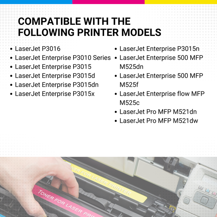 HP CE255A 55A Black Toner HEWLETT-PACKARD