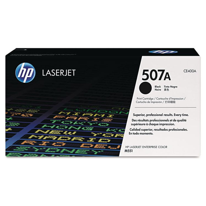 HP CE400A Color Laserjet M551n507A Black Toner HEWLETT-PACKARD