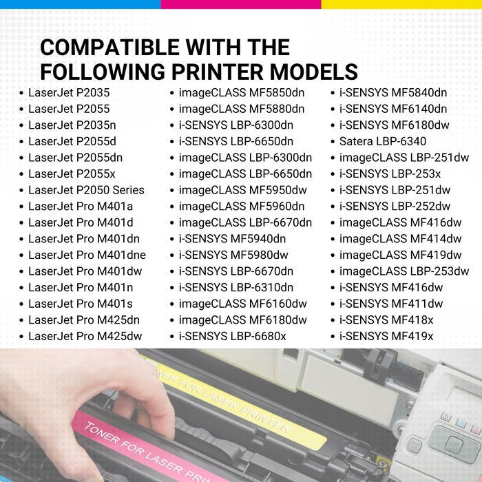 HP CE505A 05A Black Toner HEWLETT-PACKARD