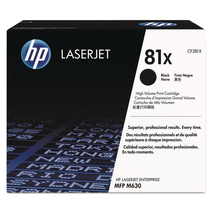 HP CF281X 81X High Yield Black Toner HEWLETT-PACKARD