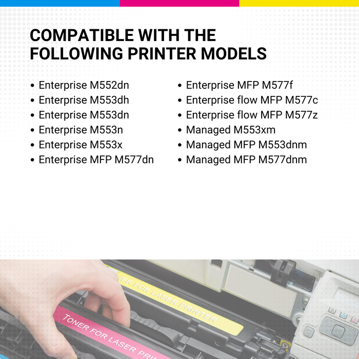 CW Outlet & Supplies Compatible CF361X 508X High Yield Cyan Toner HEWLETT-PACKARD