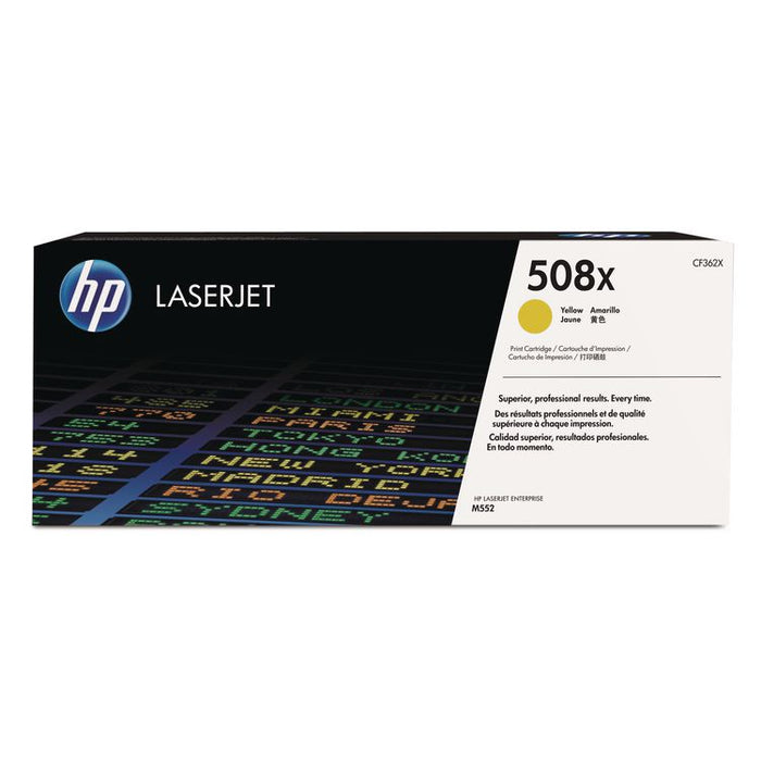 HP CF362X Color Laserjet M552DN 508X High Yield Yellow Toner HEWLETT-PACKARD