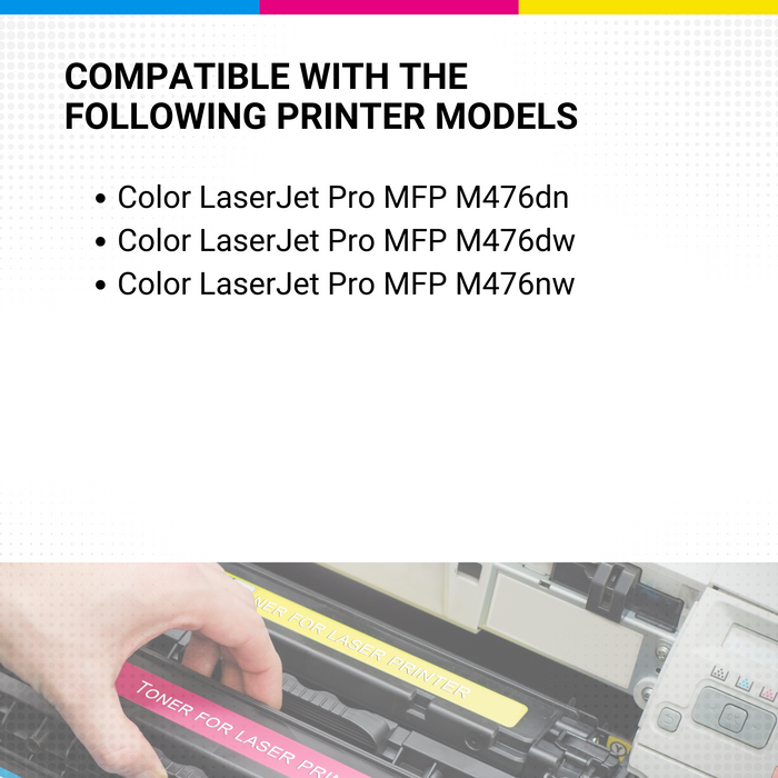 CW Outlet & Supplies Compatible CF383A 312A Magenta Toner HEWLETT-PACKARD