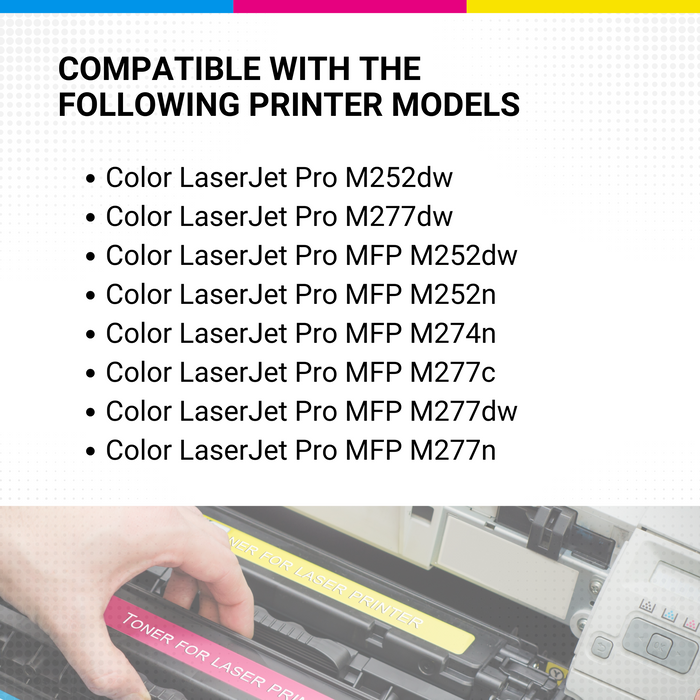 HP CF402A 201X High Yield Yellow Toner HEWLETT-PACKARD